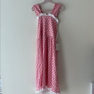 Pink and White Dress